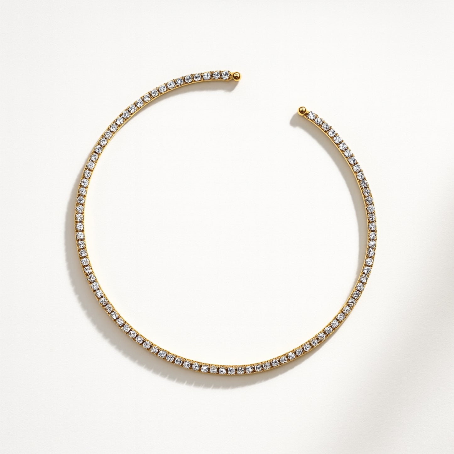 Choker Tennis Nova in Acciaio Inox - Minimal, elegante, intramontabile