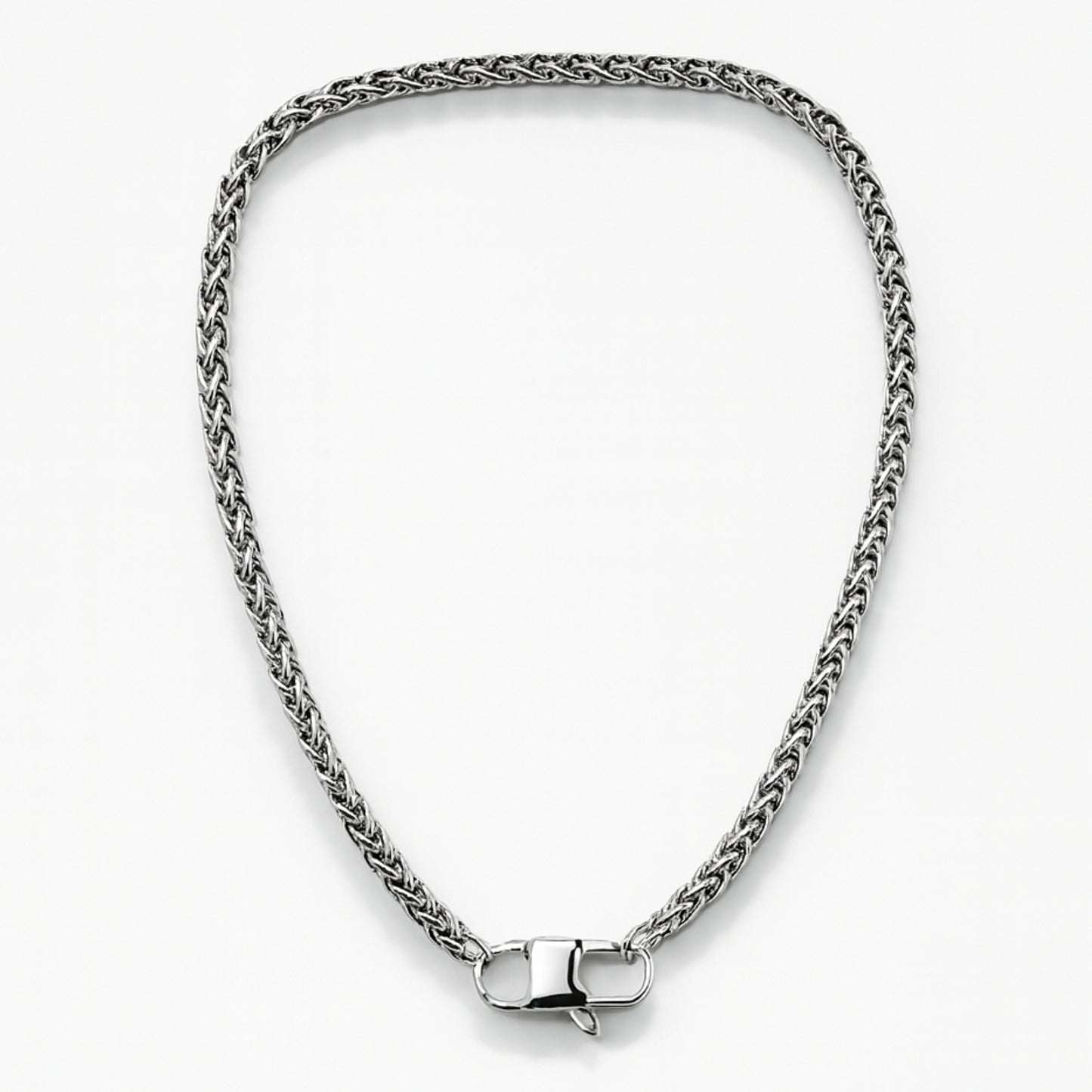 Collana Lock Me in Acciaio Inox – Catena Bold con Moschettone