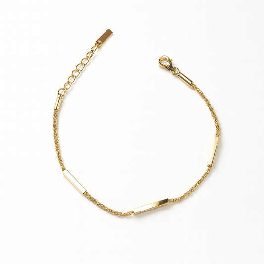 Bracciale Line Bar Glow in Acciaio Inox