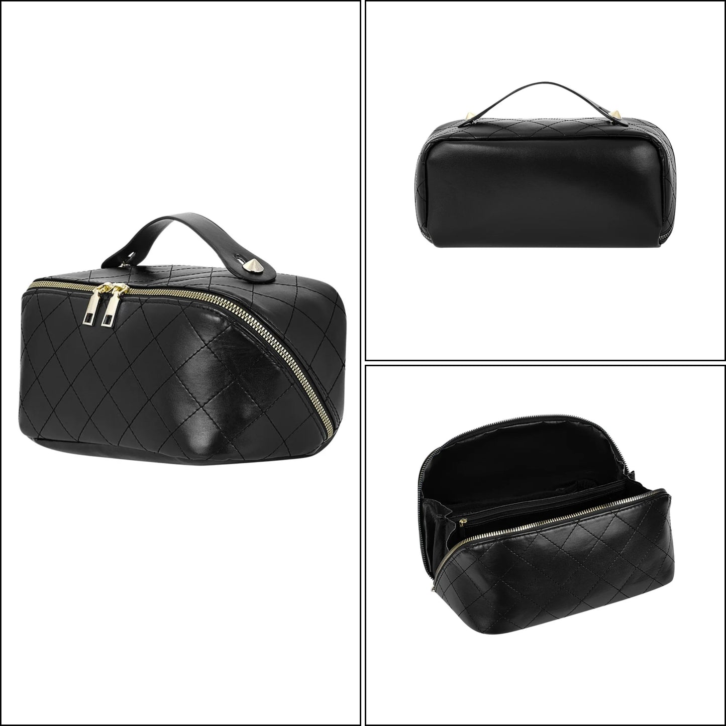 Bonbon Beauty Case | Beauty da toilette con zip dorata