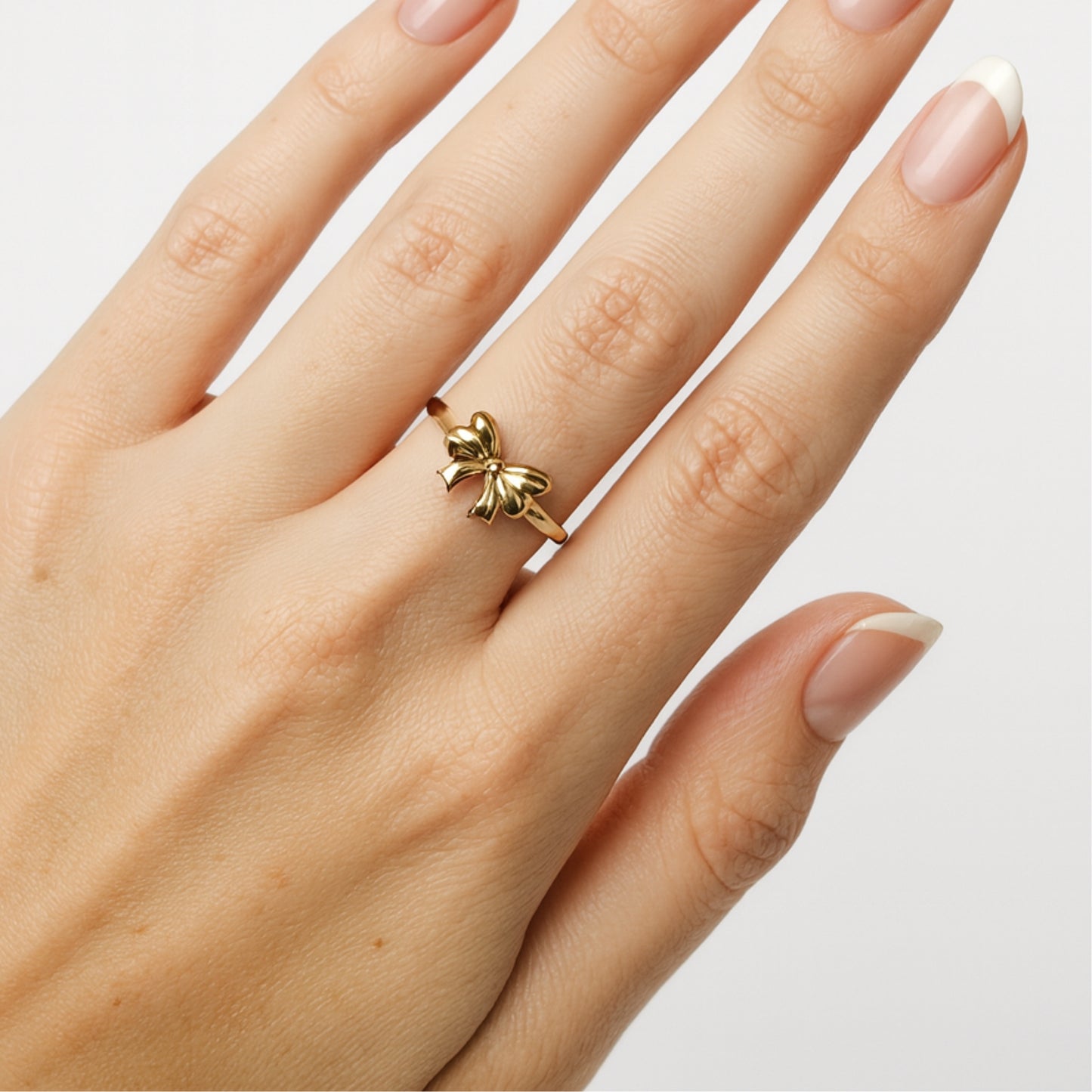 Anello Coquette Bow in Acciaio Inox – Stile Romantico