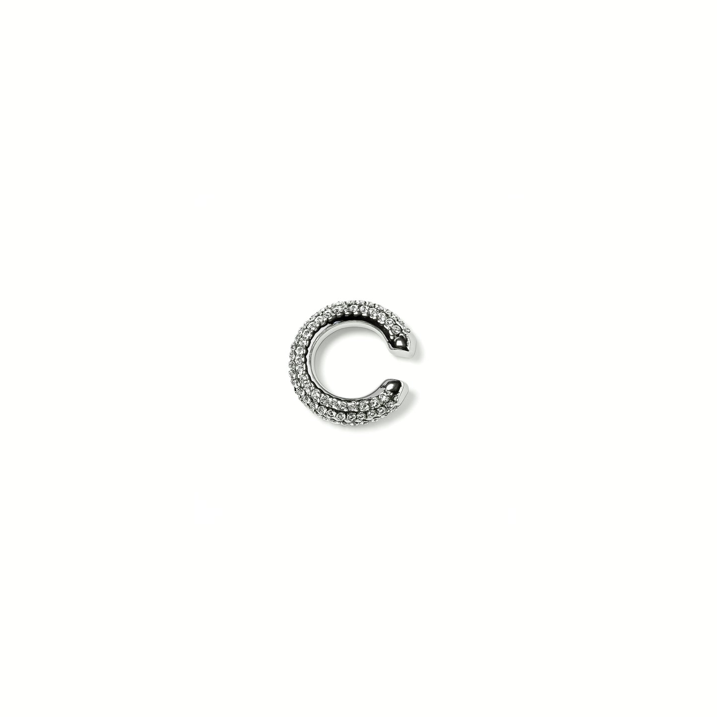 Ear Cuff Lumi · Acciaio Inox Pavé - Diametro 0,8cm