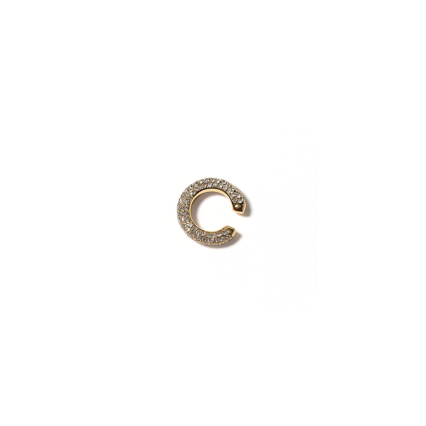 Ear Cuff Lumi · Acciaio Inox Pavé - Diametro 0,8cm