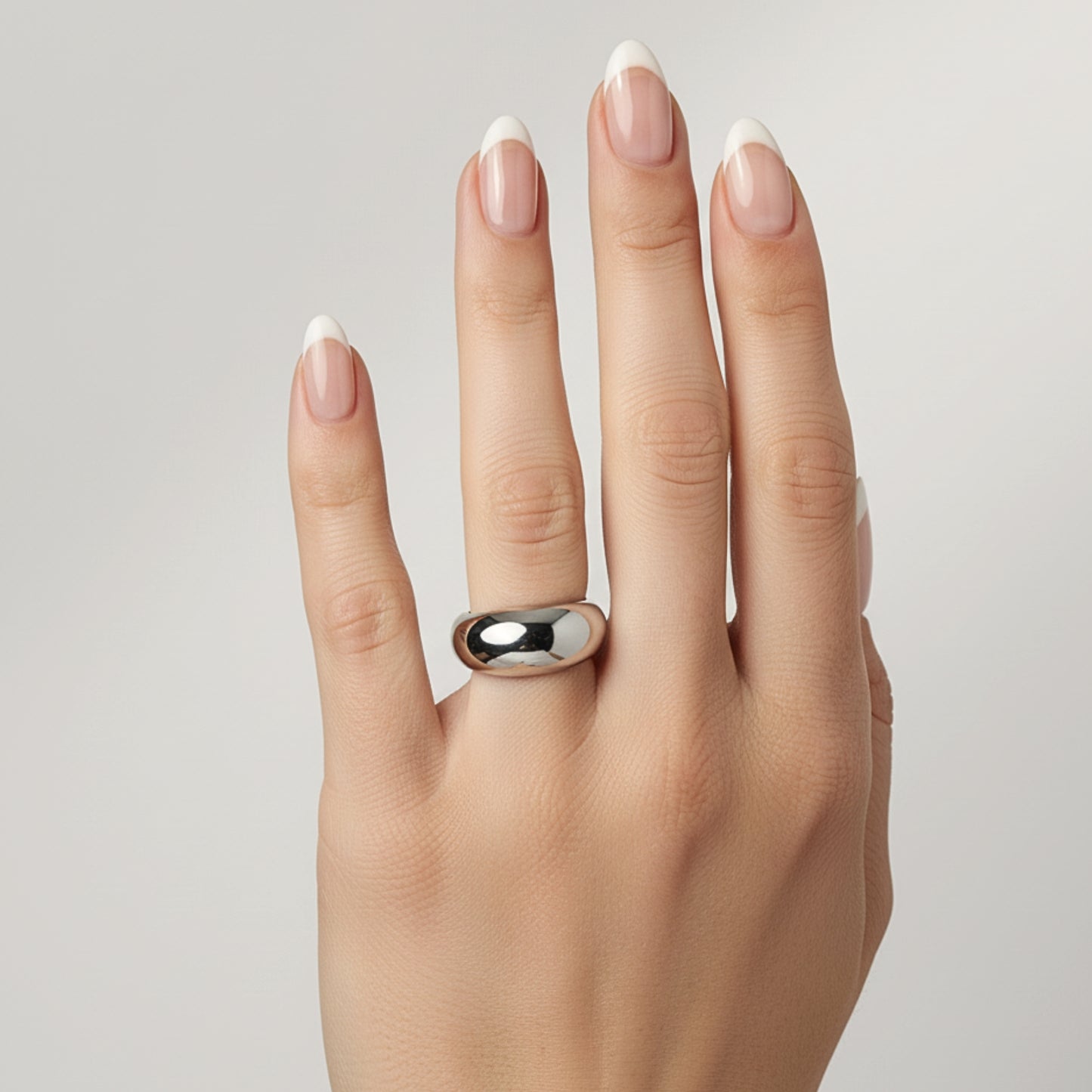 Anello Bolda | Regolabile in Acciaio Inox Lucido