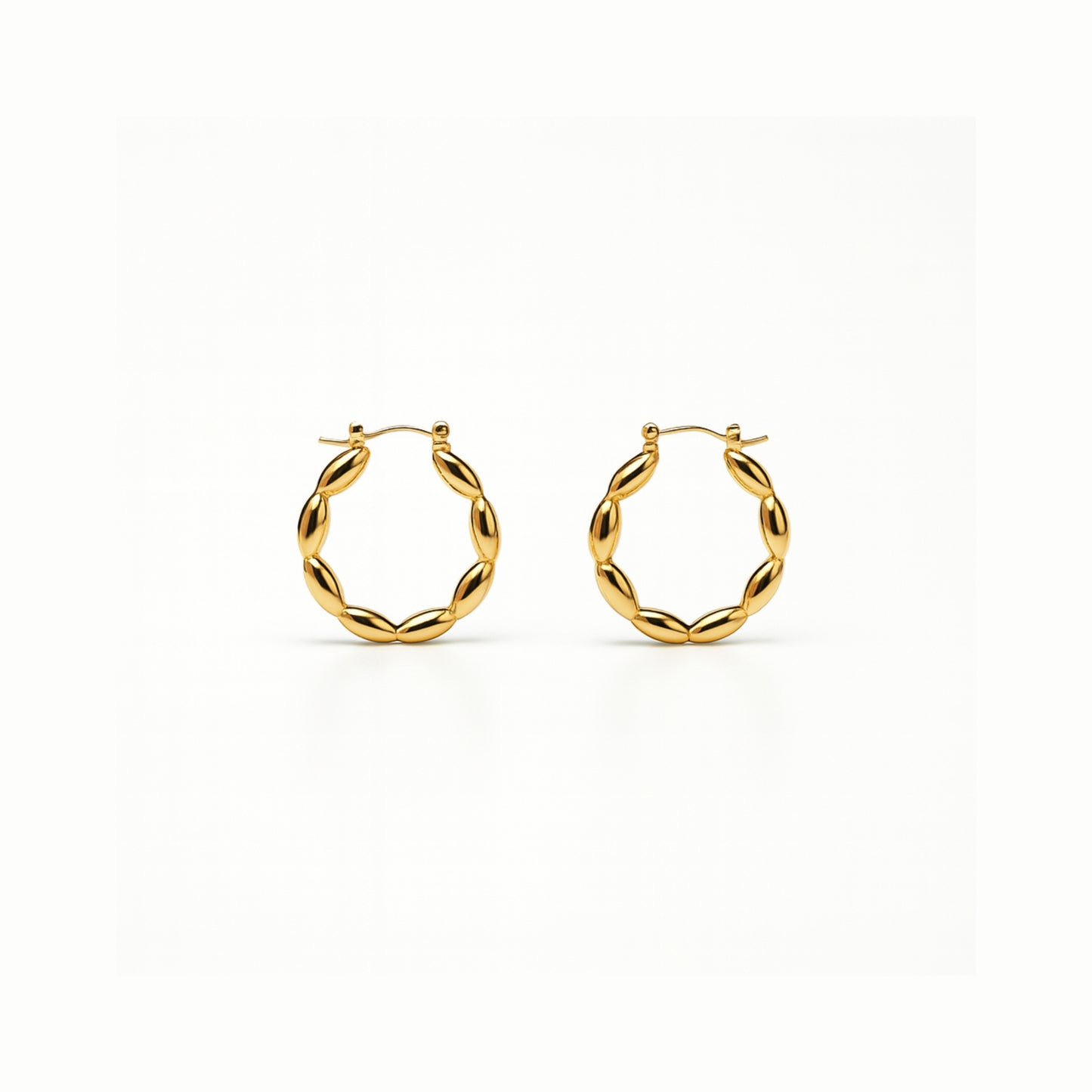 Orecchini “Hoop Link” in Acciaio Inox – Urban Chic