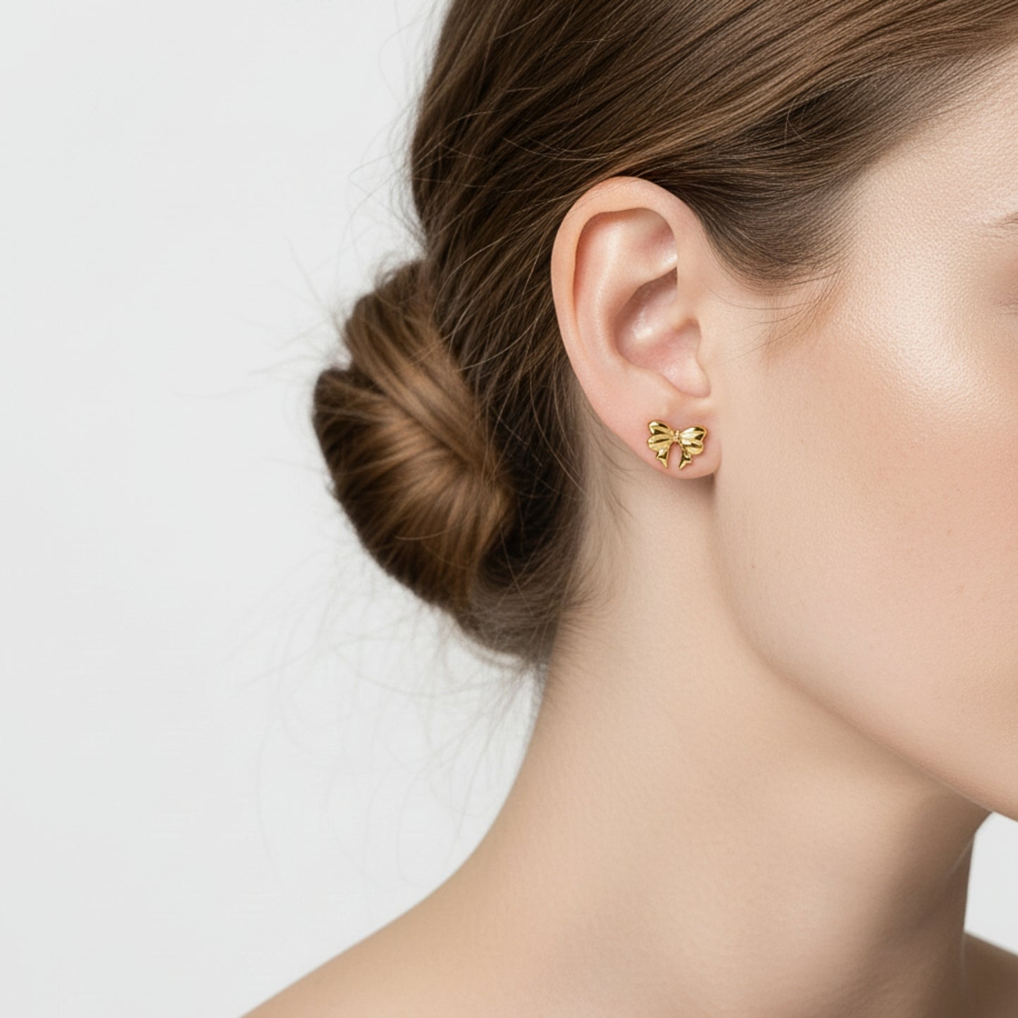 Orecchini “Coquette Bow” in Acciaio Inox – Girly Chic