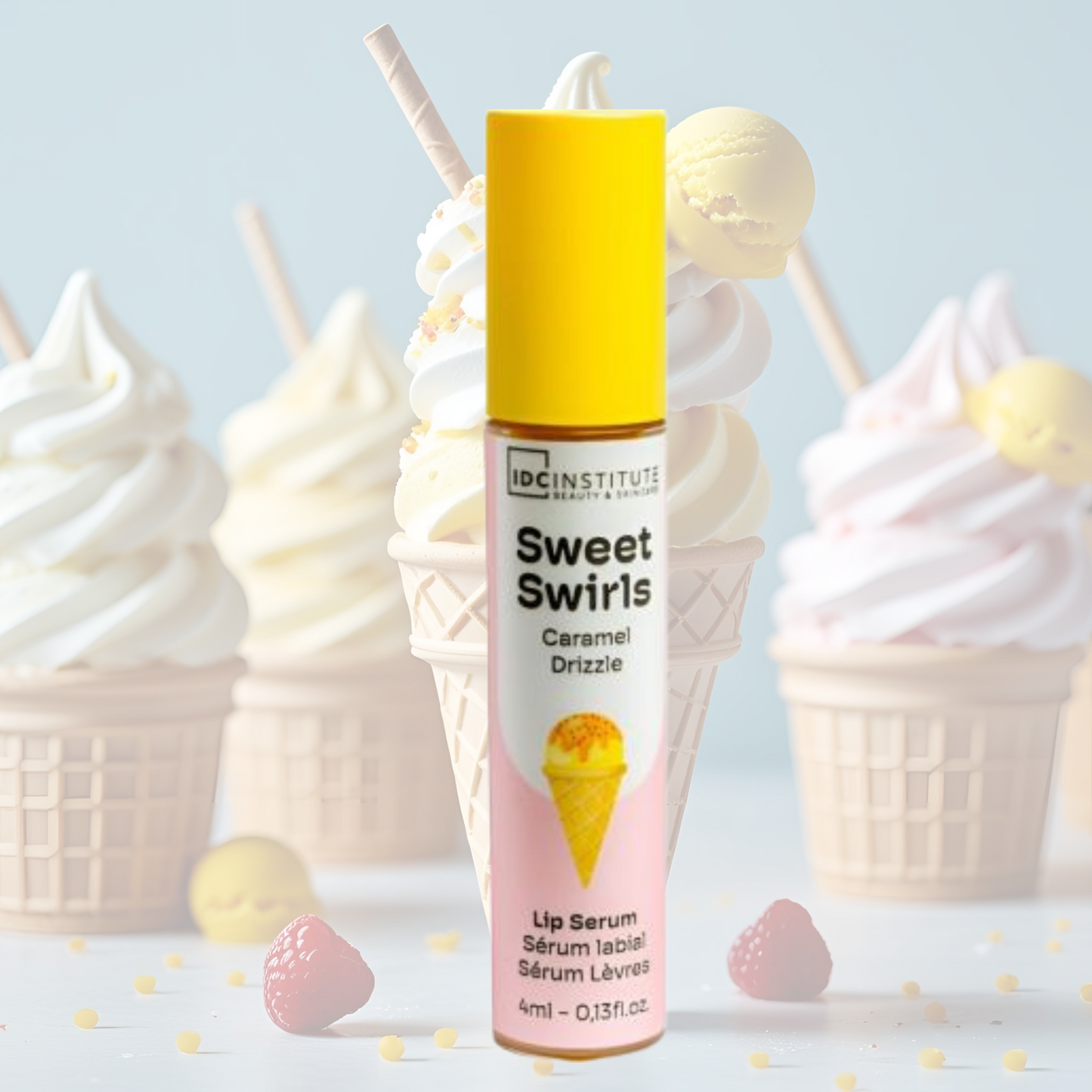 Lip Serum Sweet Swirls – IDC Institute | Strawberry & Cream, Vanilla Pecan, Caramel Drizzle