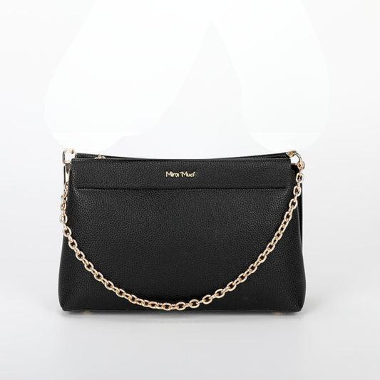 Nuit – Borsa nera con catena dorata | Mimi mua Firenze