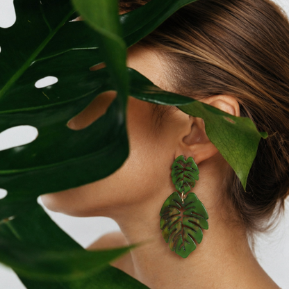 Orecchini Selva in acciaio inox stile resort-chic da donna