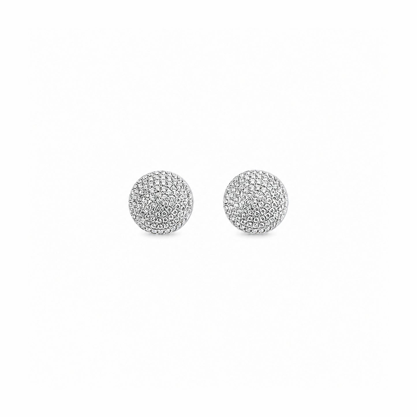 Orecchini rotondi disponibili nelle finiture oro e argento