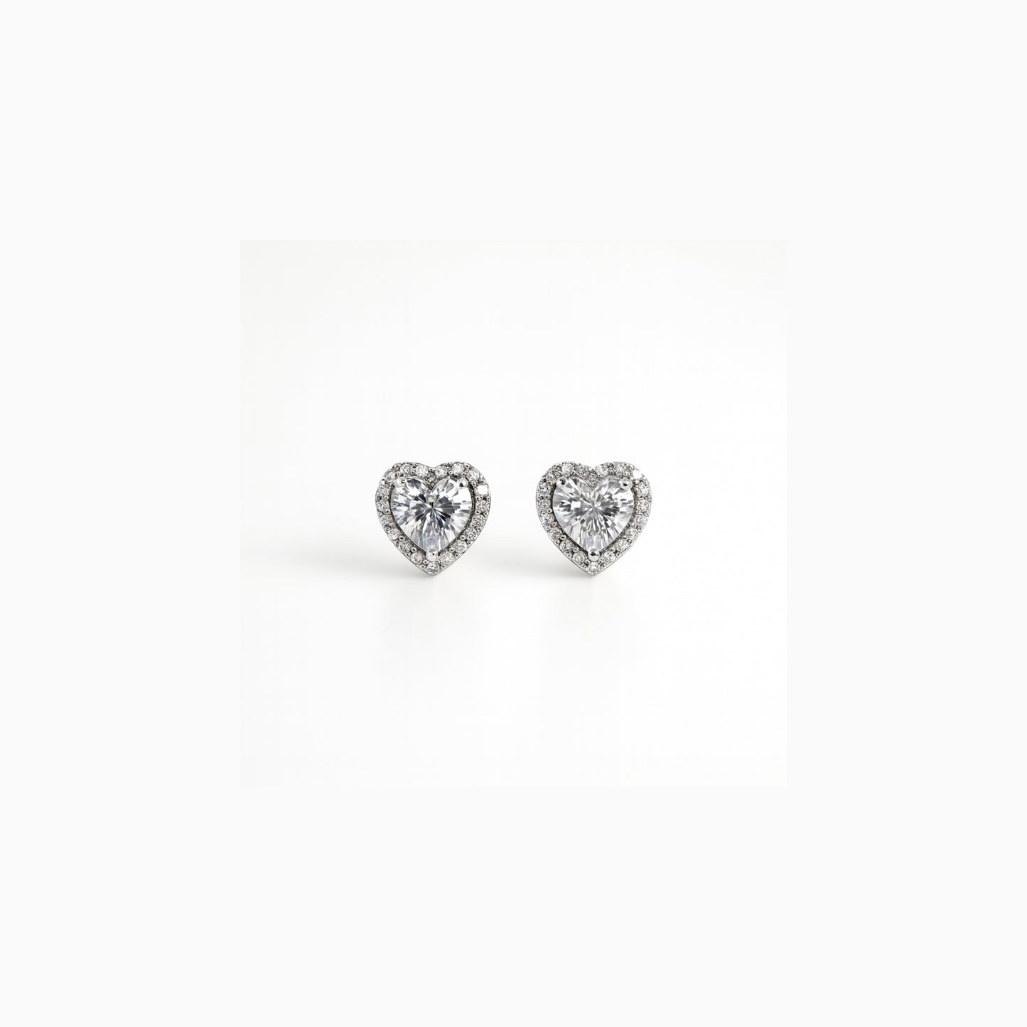 Orecchini “Cuore Eva” in Acciaio Inox – Cuore brillante