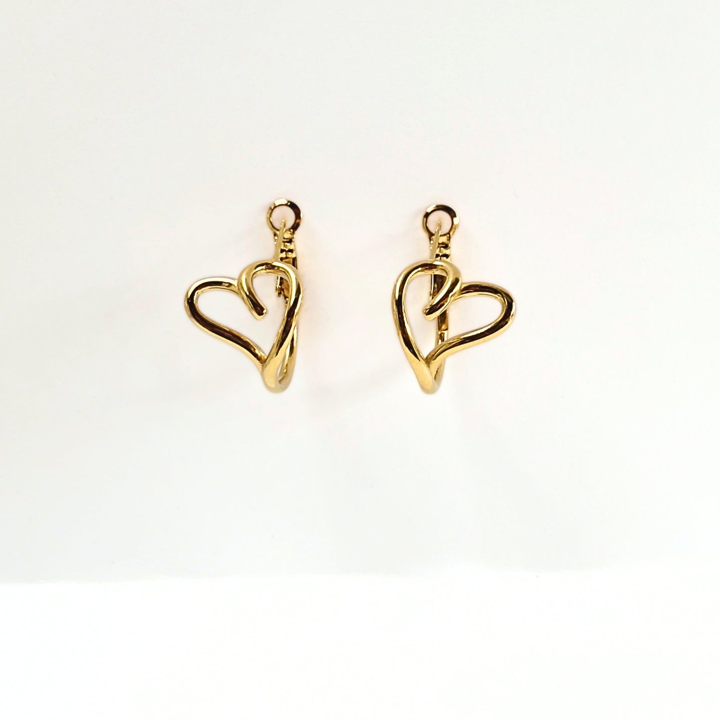 Orecchini Cuore D’Ora in Acciaio Inox – Romantic Chic