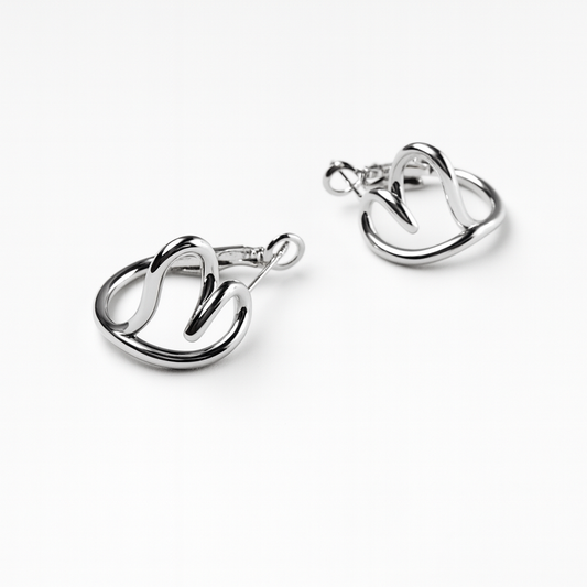 Orecchini Cuore D’Ora in Acciaio Inox – Romantic Chic