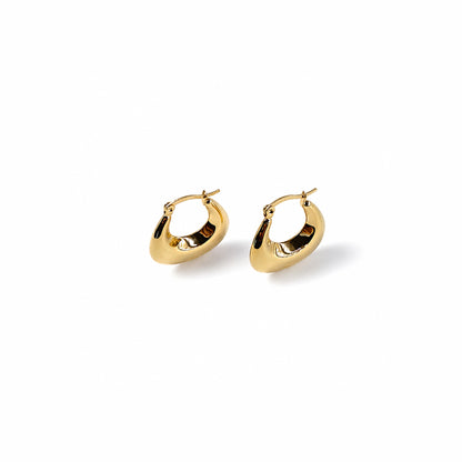 Orecchini argentati Soffio stile cute e moderno da donna