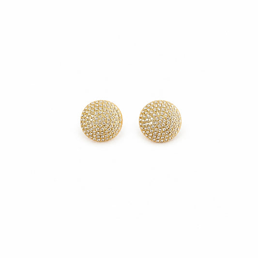Orecchini rotondi disponibili nelle finiture oro e argento