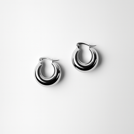 Orecchini Volume Chic in Acciaio Inox – Eleganza Bold