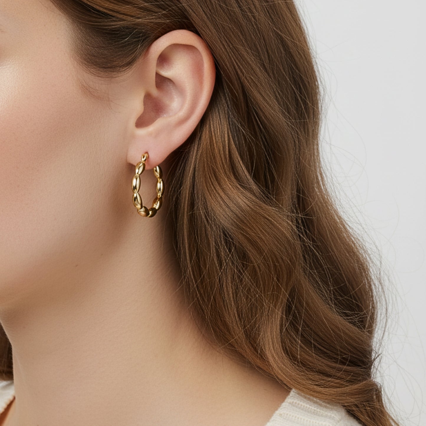 Orecchini “Hoop Link” in Acciaio Inox – Urban Chic