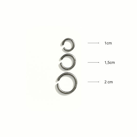Set LINKI · 3 Ear Cuff Regolabili in Acciaio Inox