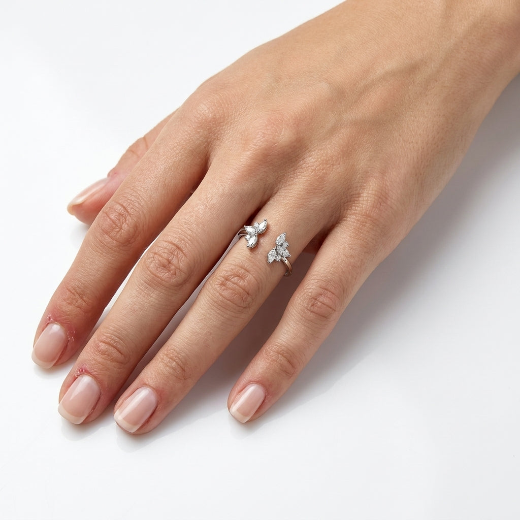 anello elegante leggero donna fashion italiano
