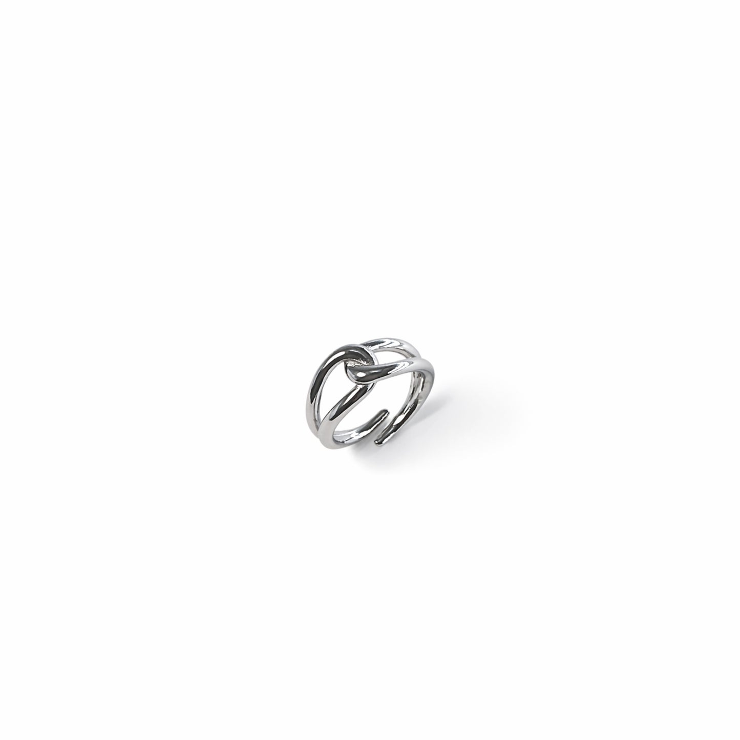 Anello Nodina Minimal Twist – Acciaio Inox Regolabile