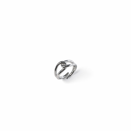 Anello Nodina Minimal Twist – Acciaio Inox Regolabile