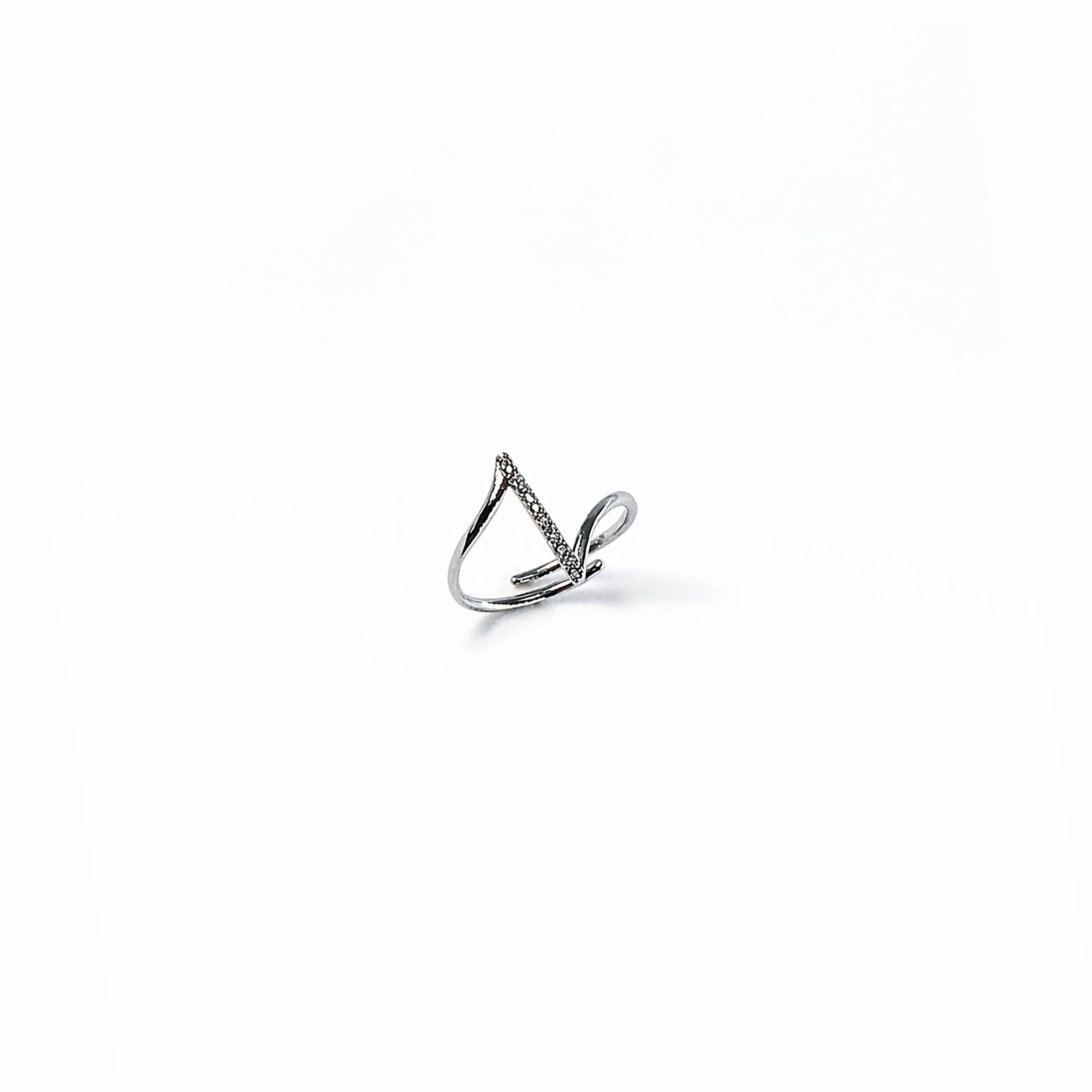 anello saetta chic acciaio inox regolabile minimal