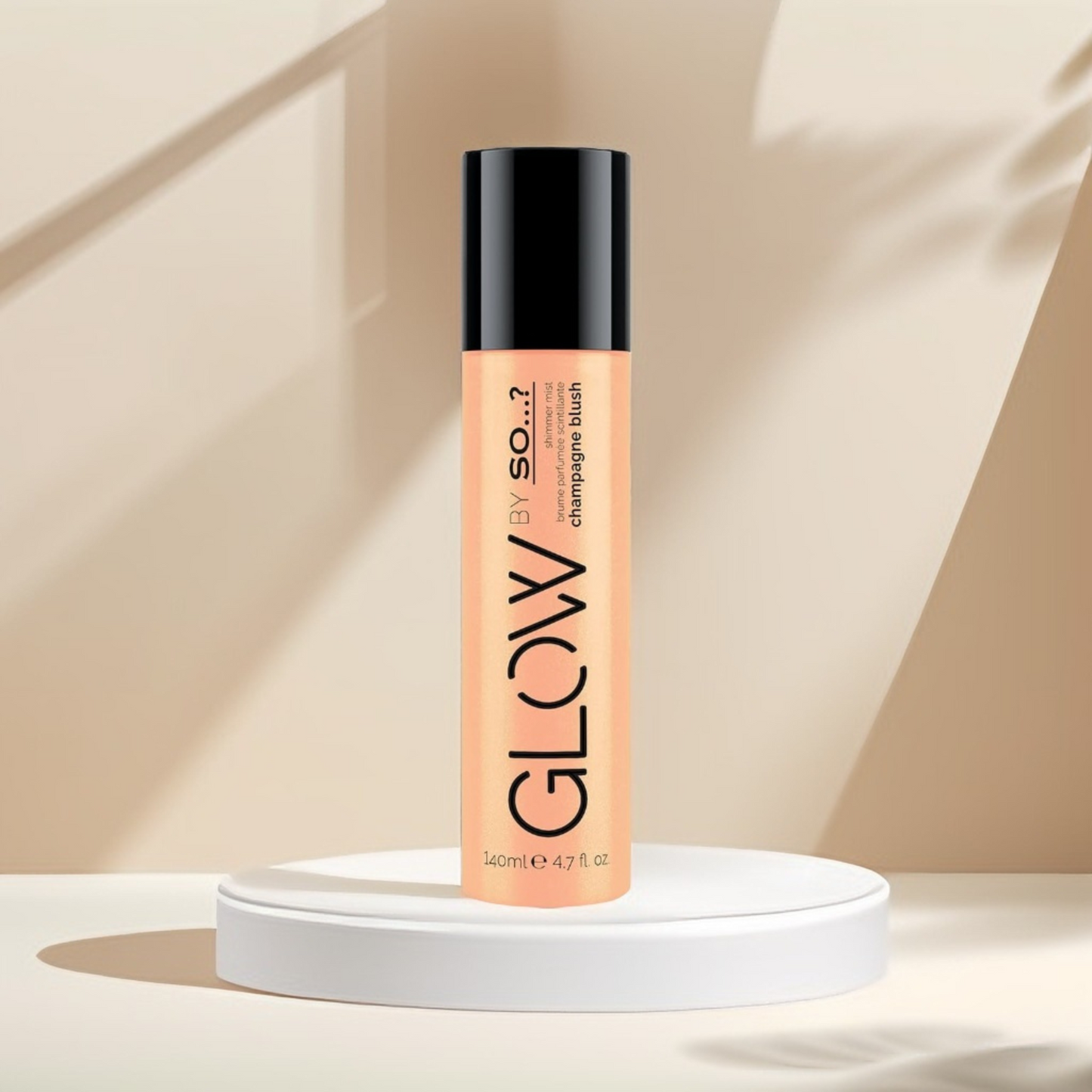 SO...? Champagne Blush Shimmer Mist – Spray Corpo Luminoso & Profumato (140ml)