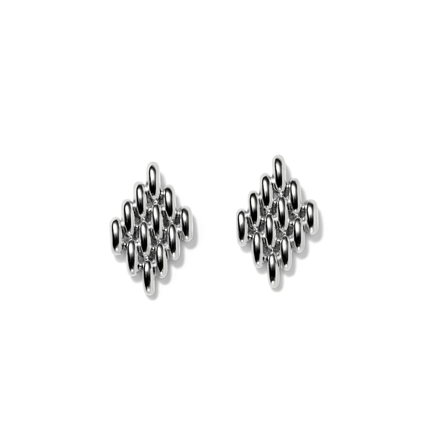 Orecchini “Trama” in Acciaio Inox – Design Geometrico