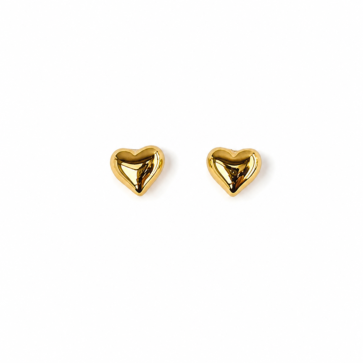 Iconic Heart · Orecchini a cuore in acciaio inox | 10mm