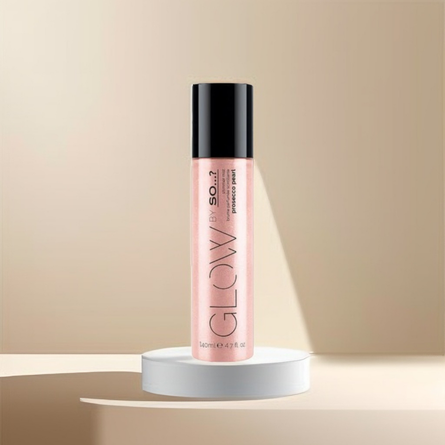 SO... ? Prosecco Pearl Shimmer Mist – Spray Gliter Corpo, Frizzante & Scintillanti (140ml)